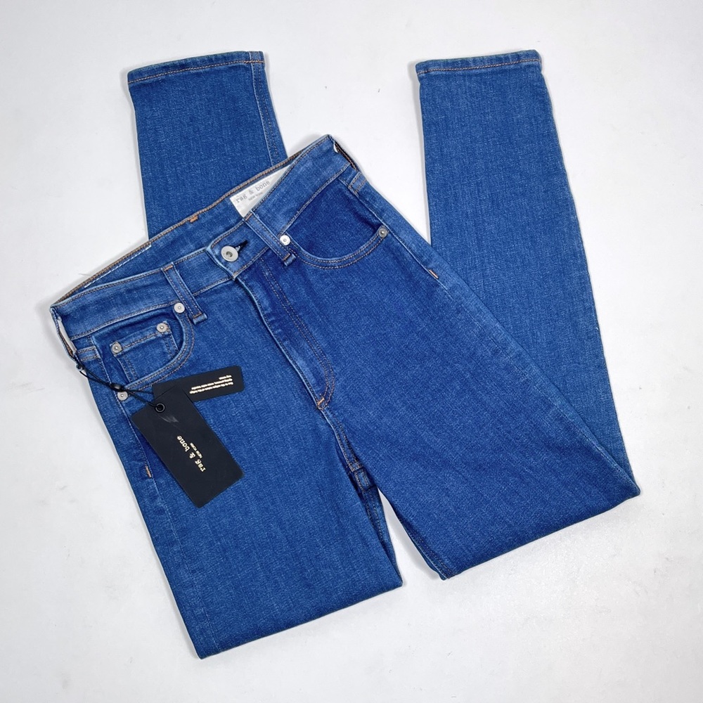 NEW! RAG & BONE Nina High-Rise Ankle Cigarette Jeans
